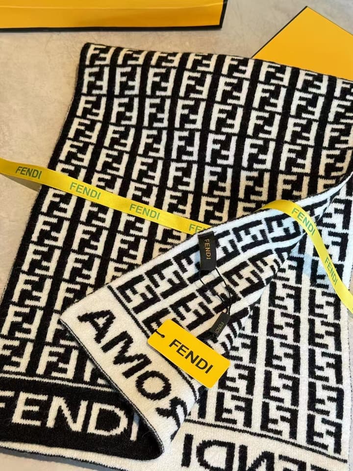 Fendi Cashmere Wool Scarf