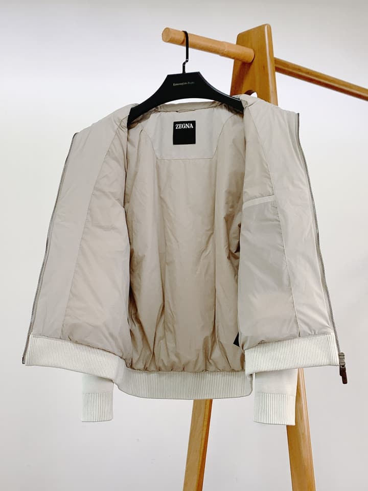 Zegna Spliced Down Puffer Jacket – 2025FW in Classic Black
