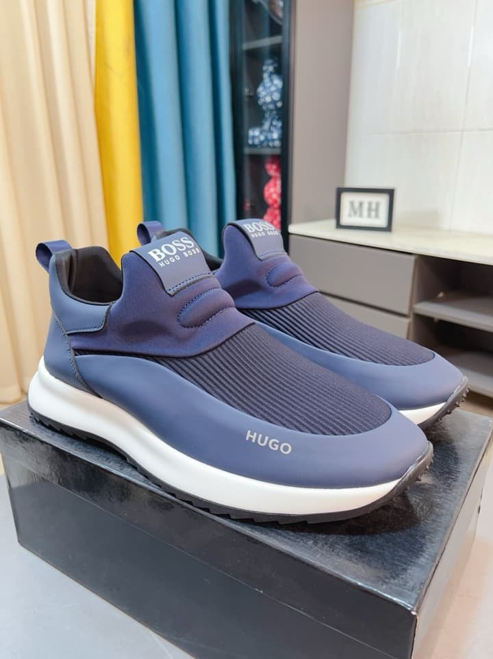 Boss Classic Suede and Waterproof Casual Sneakers