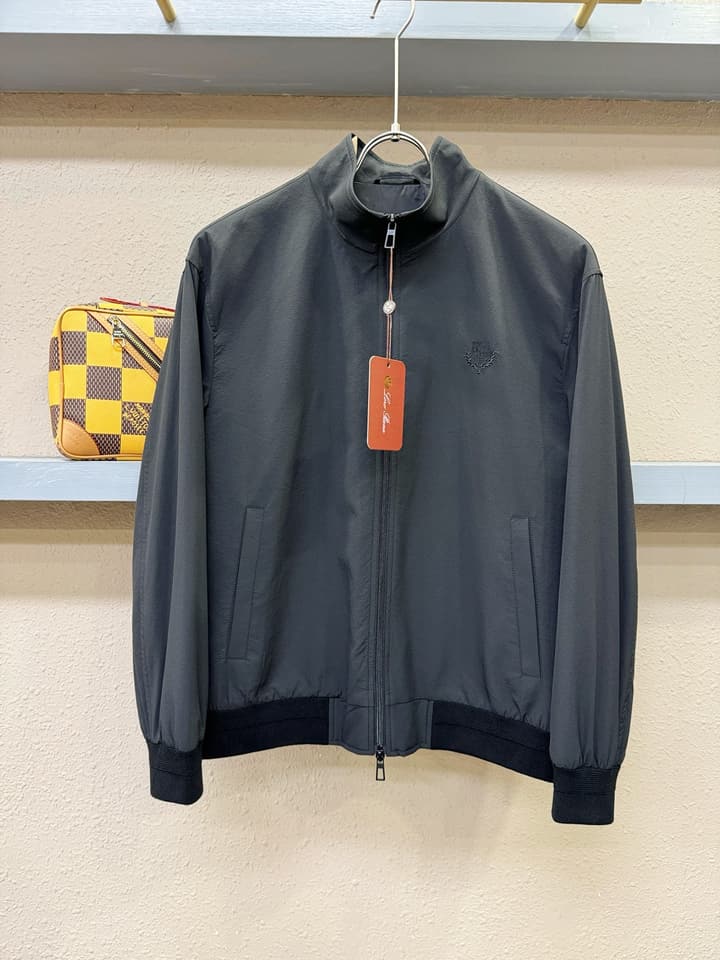 Loro Piana 2025 FW Imported Fabric Jacket – 2025FW in Dark Blue Jacket