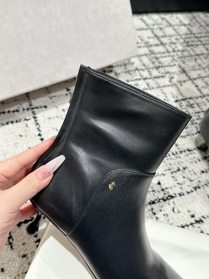 Jimmy Choo Classic Teardrop Heel Ankle Boots
