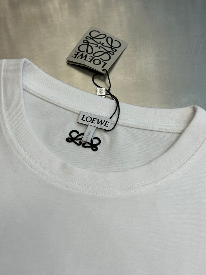 Loewe 1846 Anniversary Ghost Crewneck T-Shirt – Spring/Summer Collection in Black