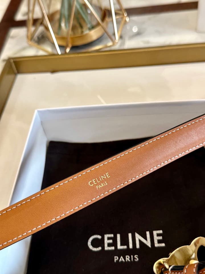 Celine Classic Leather Belt – 2.5cm