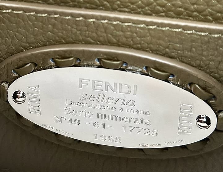 Fendi Peekaboo I See You Petite Satchel in Classic Black