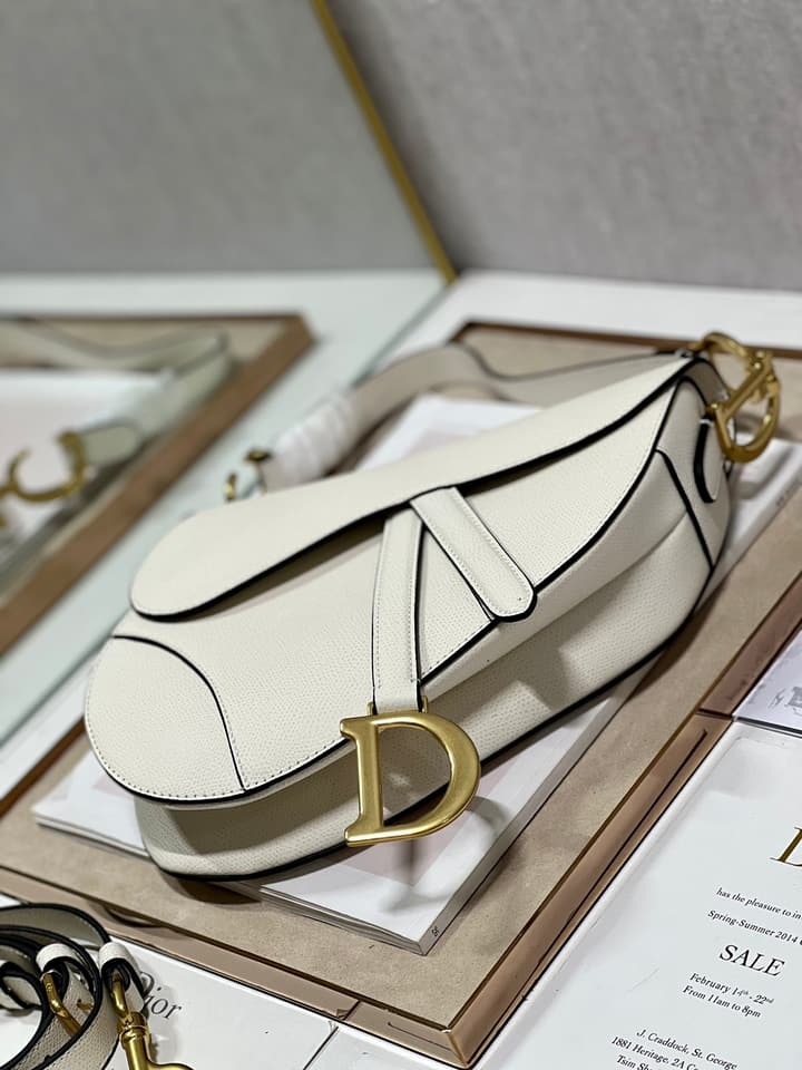 Dior Classic Saddle Bag in Apricot