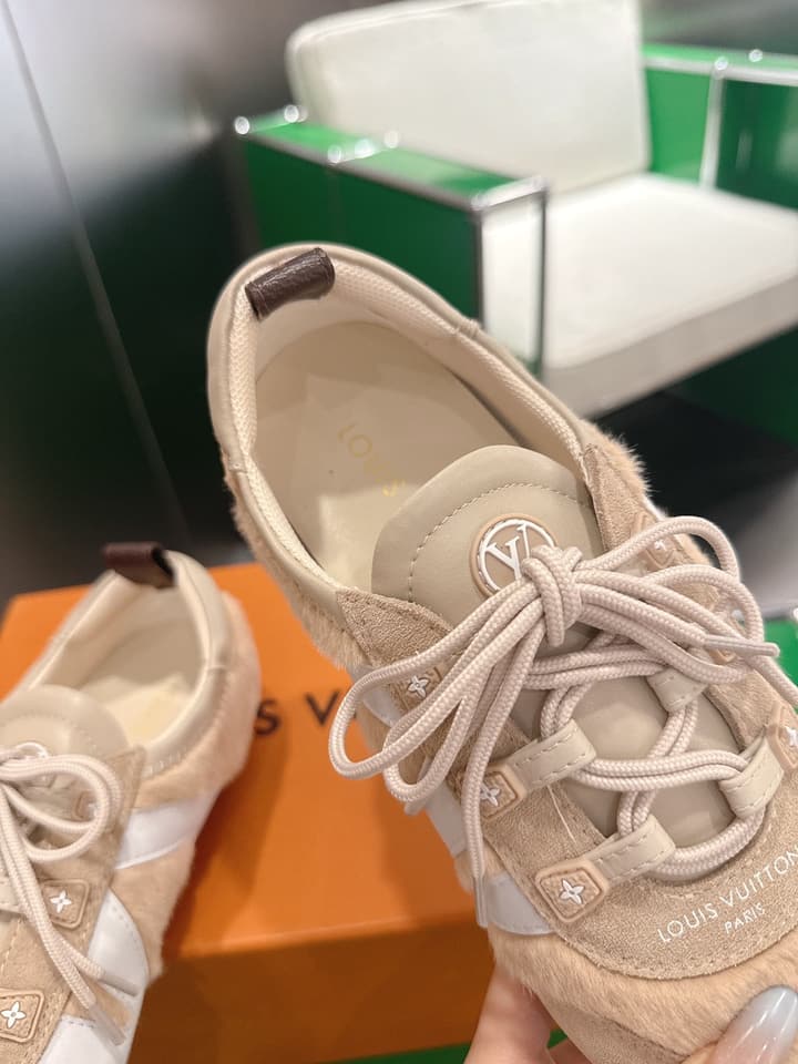 Louis Vuitton Sneakerina Ballet Sneakers in Chocolate Brown