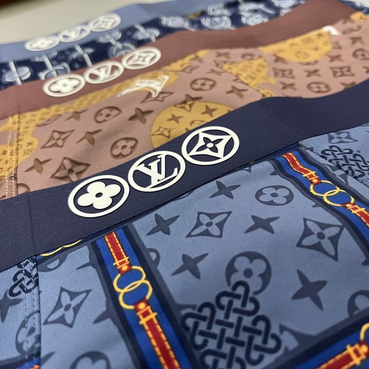 Louis Vuitton Ice Silk Seamless Boxer Briefs 3-Pack