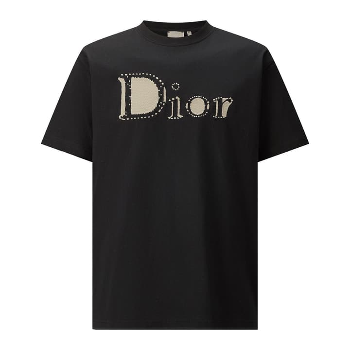Dior Reverse Embroidered Loose Fit T-Shirt – Summer Collection 2026 in Black