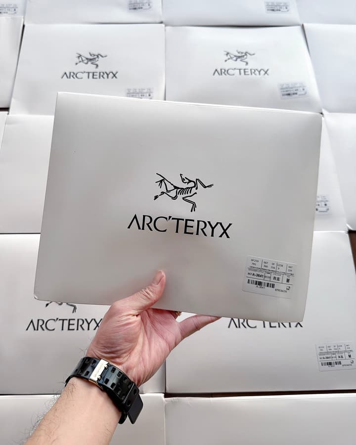 Arc'teryx Logo Crewneck Mercerized Cotton T-Shirt in Lime Green, Royal Blue, And Black