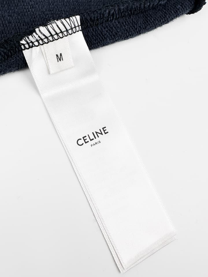 Celine Printed Logo Collegiate Sweatshirt