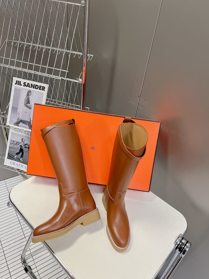Hermès Kelly Riding Boots in Black