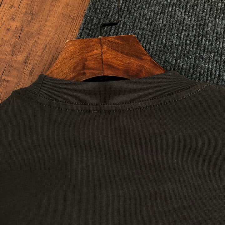 Dior Embroidered Logo T-Shirt – 2026SS in Apricot Ringer With Navy Collar