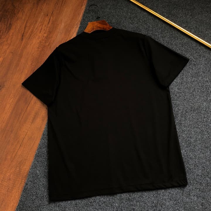 Moncler Classic Printed Logo T-Shirt – 2026SS in Black Large Logo