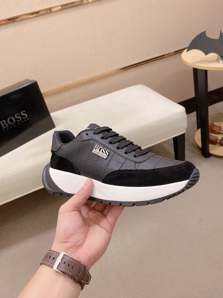 Boss Latest Casual Men's Sneakers in Dark Gray