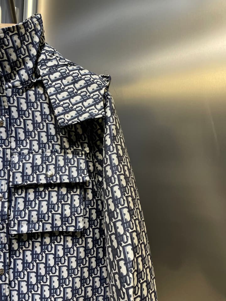 Dior Monogram Jacquard Hooded Jacket – 25FW in Dior Oblique Pattern