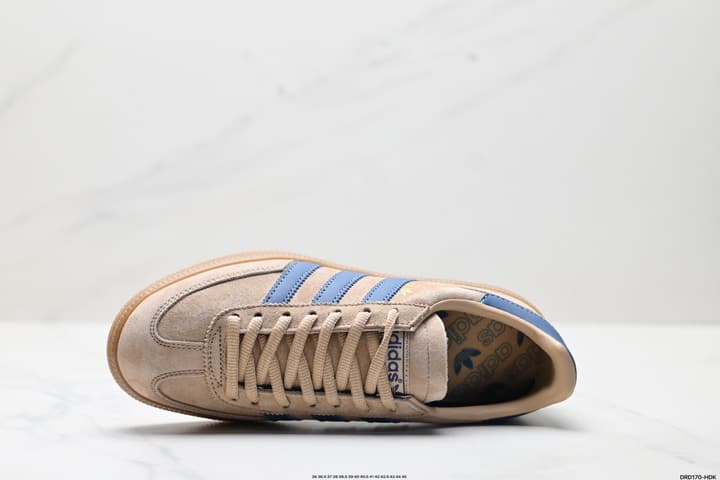 Adidas Handball Spezial Retro Suede Sneakers in Burgundy White Stripes