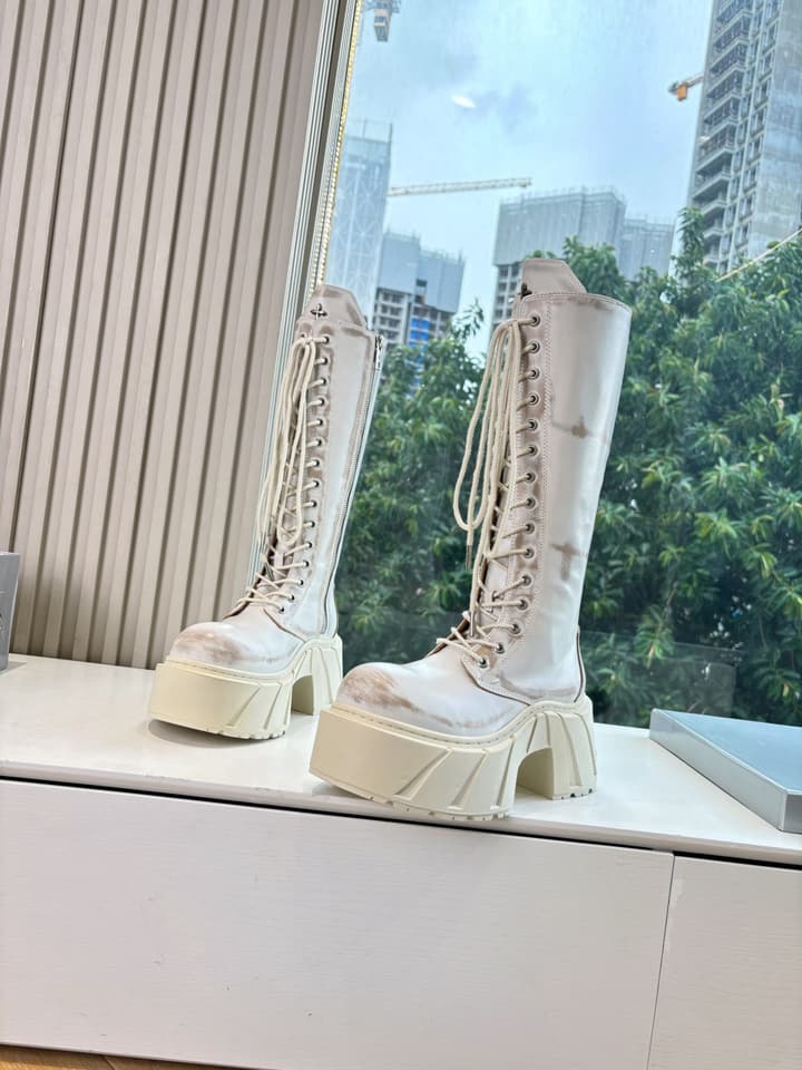 SMFK Platform Over-the-Knee Boots – 2025 Autumn/Winter Collection in Black
