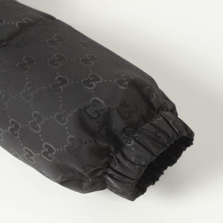 Gucci GG Monogram Hooded Puffer Jacket in Black Gg Monogram Puffer