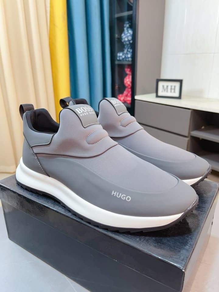Boss Classic Suede and Waterproof Casual Sneakers