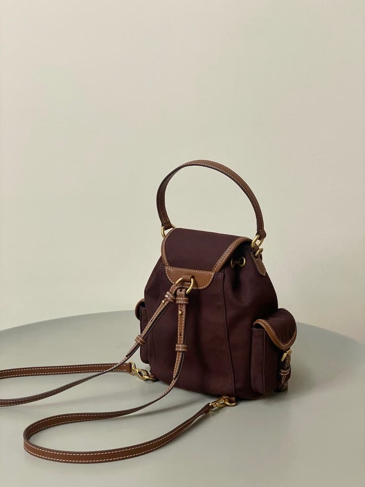 Miu Miu Canvas Backpack