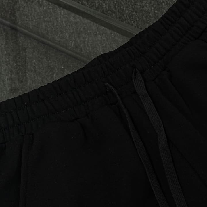 Loewe Classic Element Embroidered Shorts in Black With Blue Anagram Logo