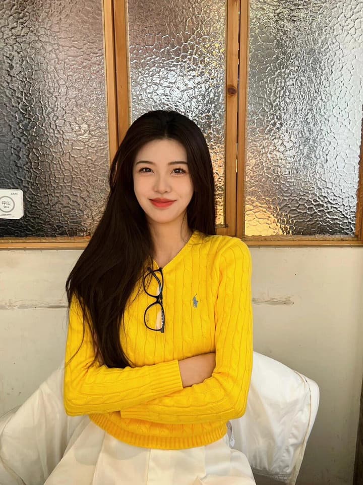 Ralph Lauren Polo Cable Knit Sweater in Bright Yellow