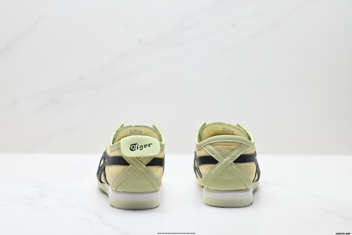 Onitsuka Tiger Mexico 66 Deluxe Nippon Made Sneakers in Beige With Taupe Stripes