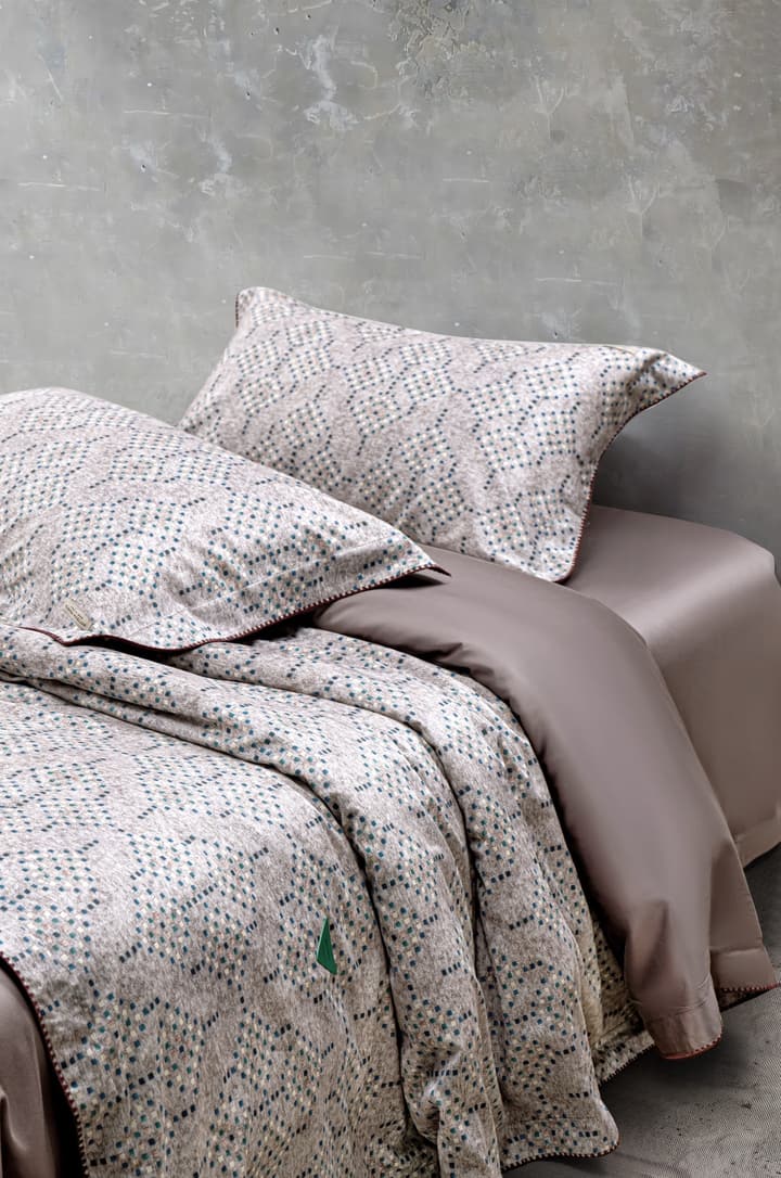 Bottega Veneta Home Collection Lava Woven Bedding Set in Taupe Lava Print