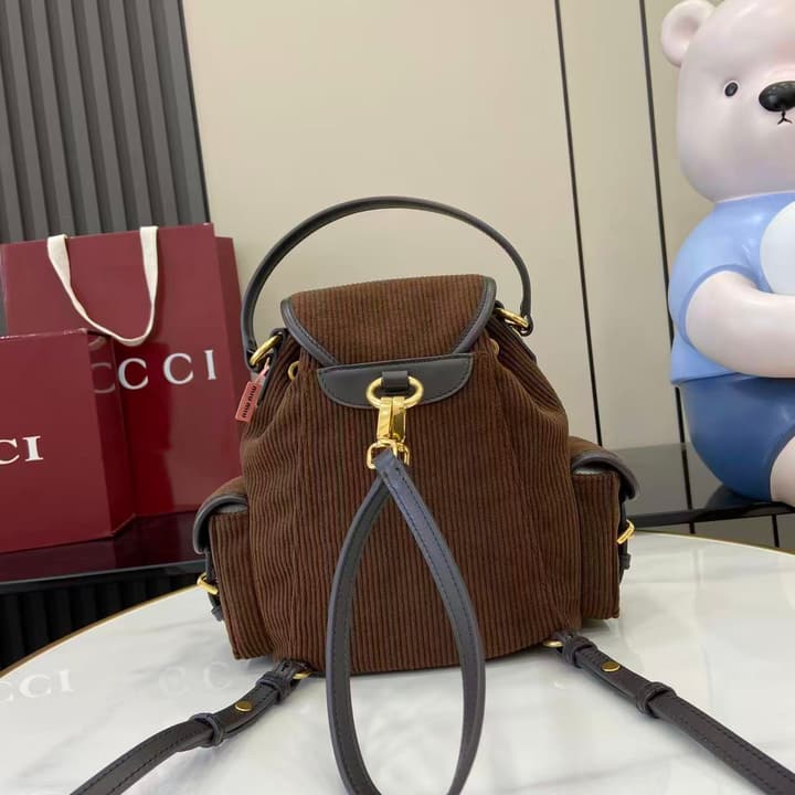 Miu Miu Aventure Leather Shoulder Bag