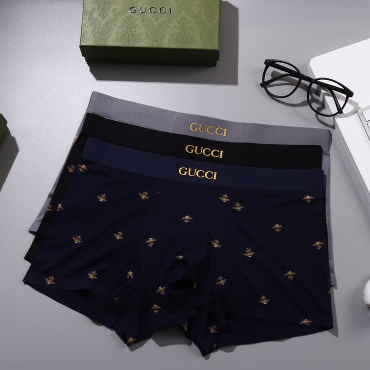 Gucci Men's Seamless Modal Boxer Briefs Set