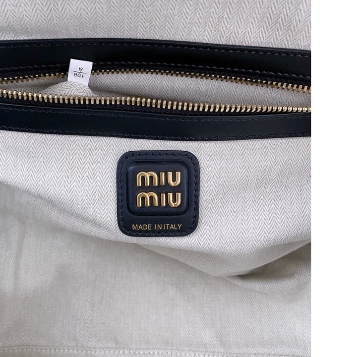 Miu Miu Patchwork Briefcase in Brown Patchwork