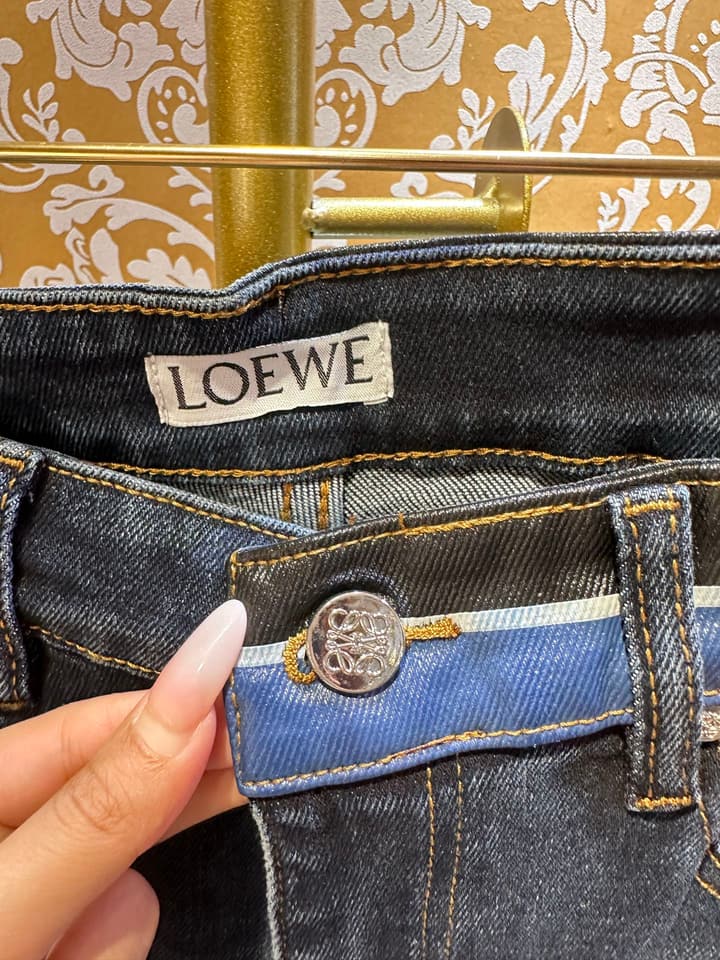 Loewe Washed Wide-Leg Jeans – 2026 in Blue