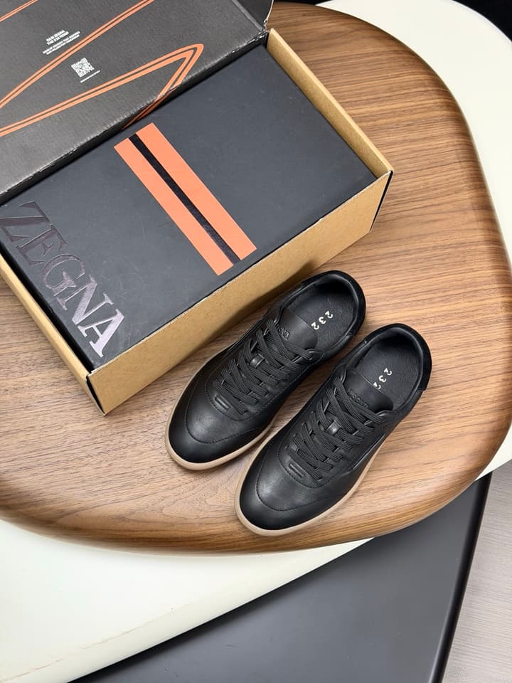 Zegna Old Money Suede Casual Sneakers