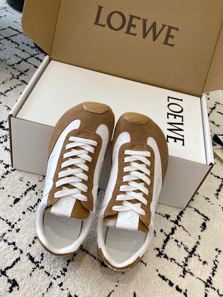 Loewe Ballet Runner Sneakers in Charcoal Grey