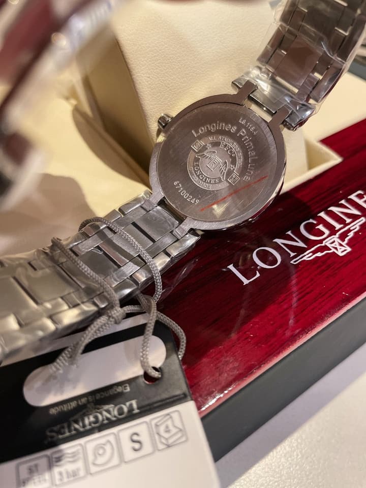 Longines Xin Yue Series Moonphase Watch in Steel Bracelet White Dial