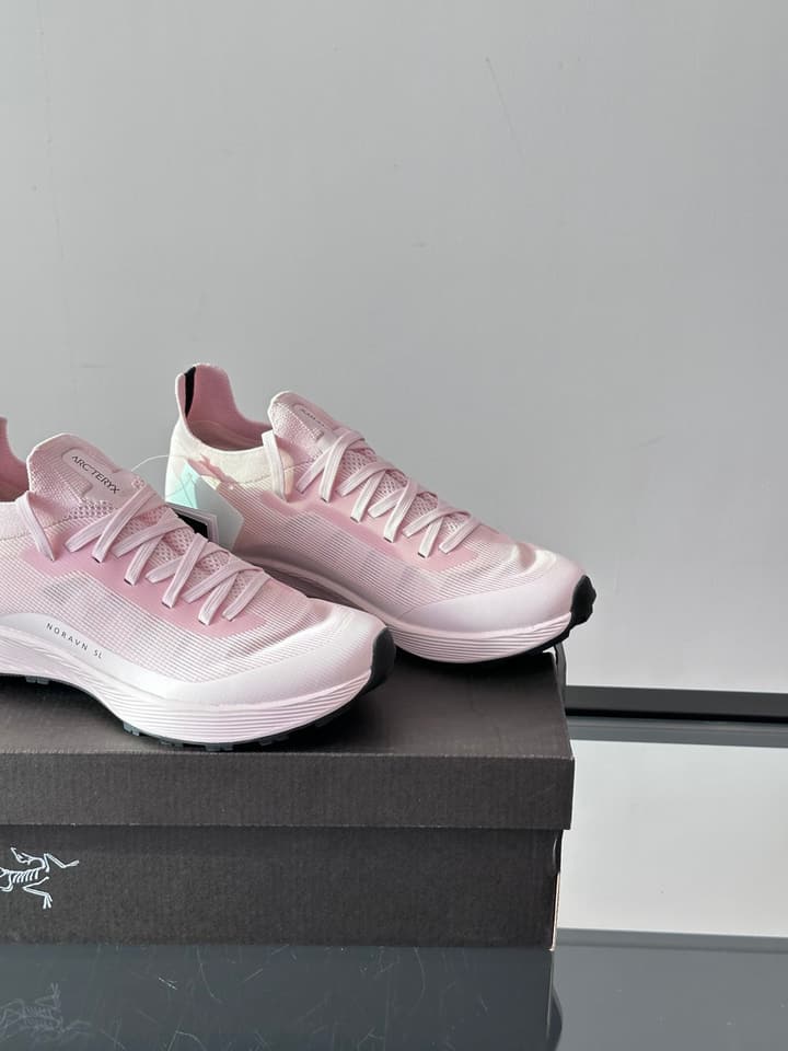 Arc'teryx Norvan SL 3 Trail Running Shoes in Light Pink