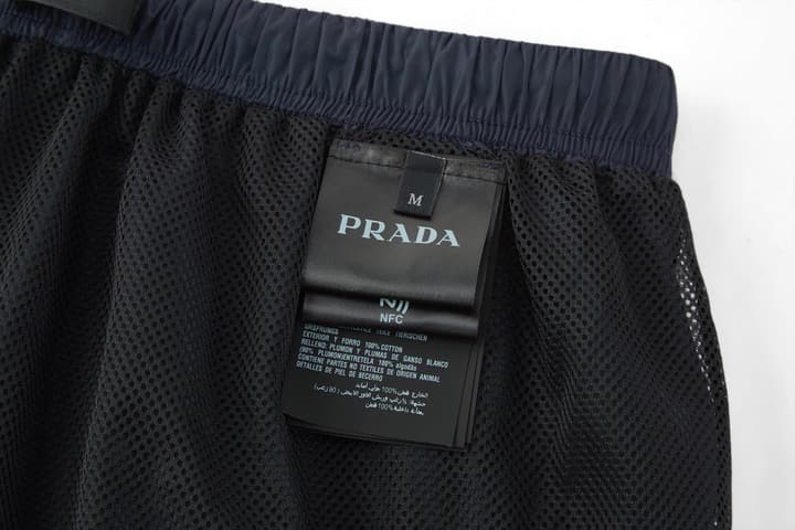 Prada Re-Nylon Swim Trunks in Black