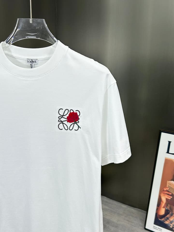 Loewe 3D Logo High-Count Cotton T-Shirt – 2026SS in Black