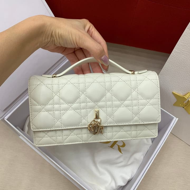 Dior Miss Mini Chain Handbag in Beige