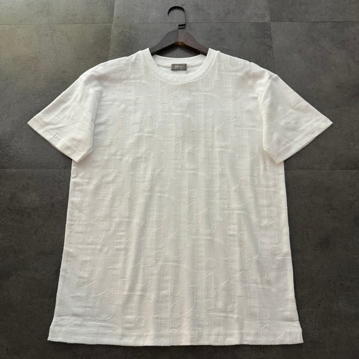 Dior Oblique Print Cotton T-Shirt – 2026SS Collection in Black