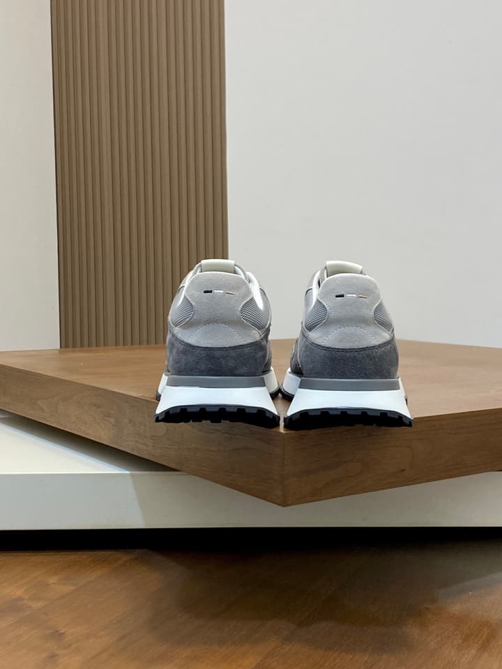 Boss Menswear Suede and Mesh Sneakers