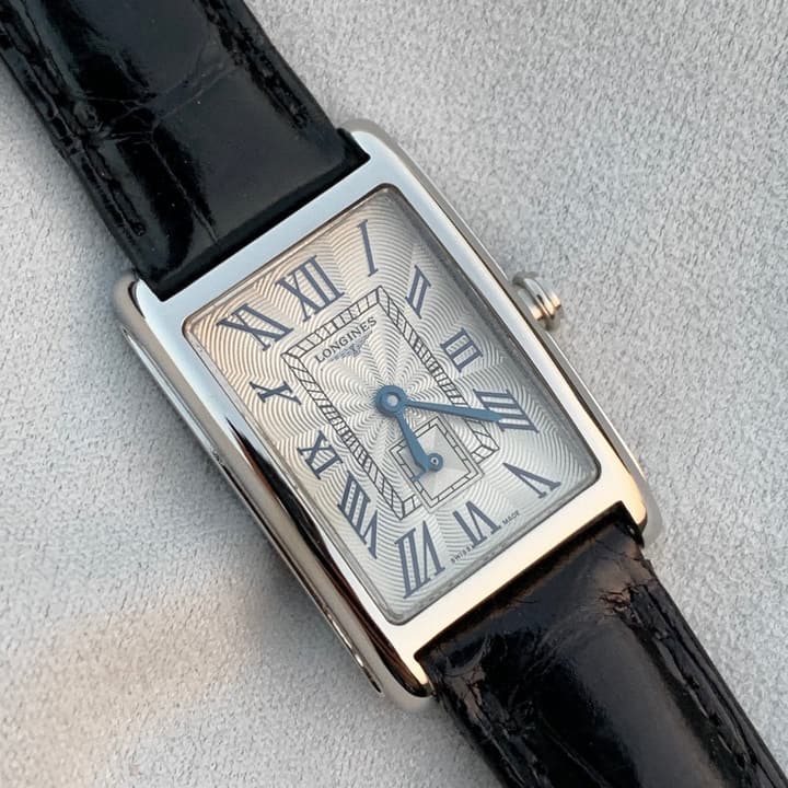 Longines DolceVita Quartz Watch in Black Strap