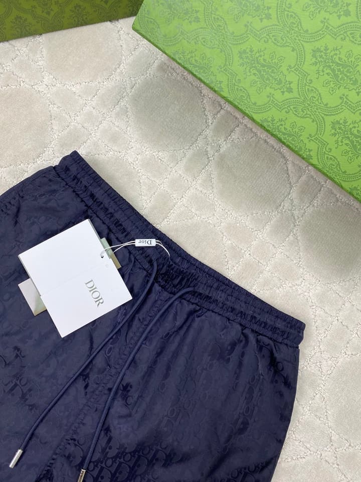 Dior Jacquard Swim Trunks – 2026SS in Navy Blue