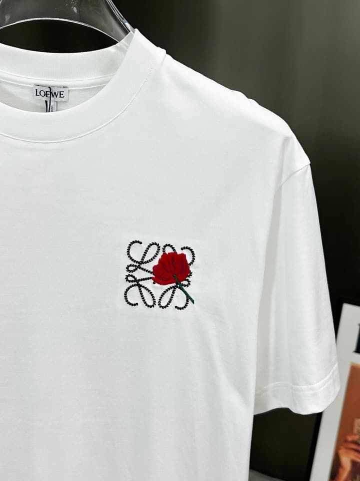 Loewe 3D Logo High-Count Cotton T-Shirt – 2026SS in Black