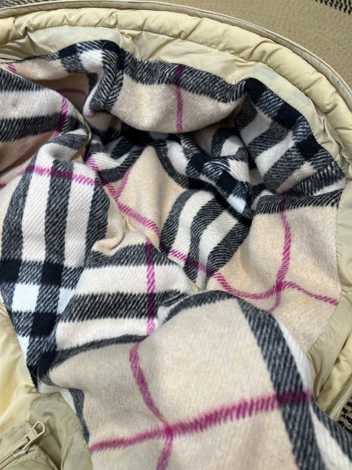 Burberry Detachable Sleeve Hooded Down Jacket in Black