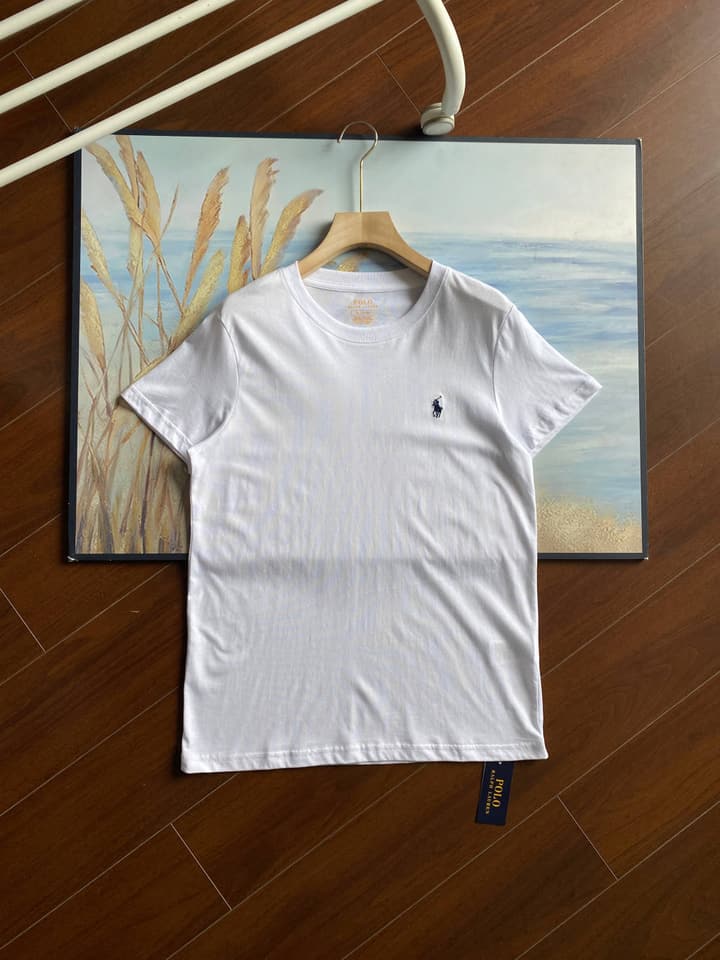 Ralph Lauren Pony Logo Crewneck T-Shirt in Black