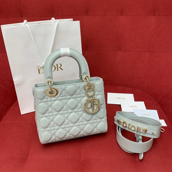 Dior Lady Dior Cannage Shoulder Bag