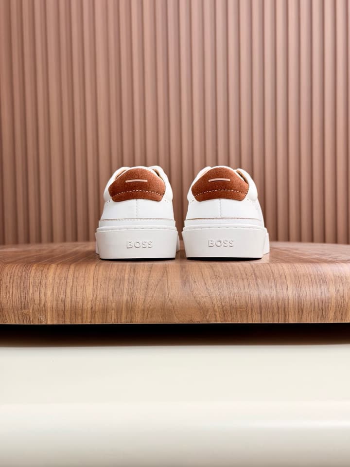 Boss Men's Casual Leather Sneakers