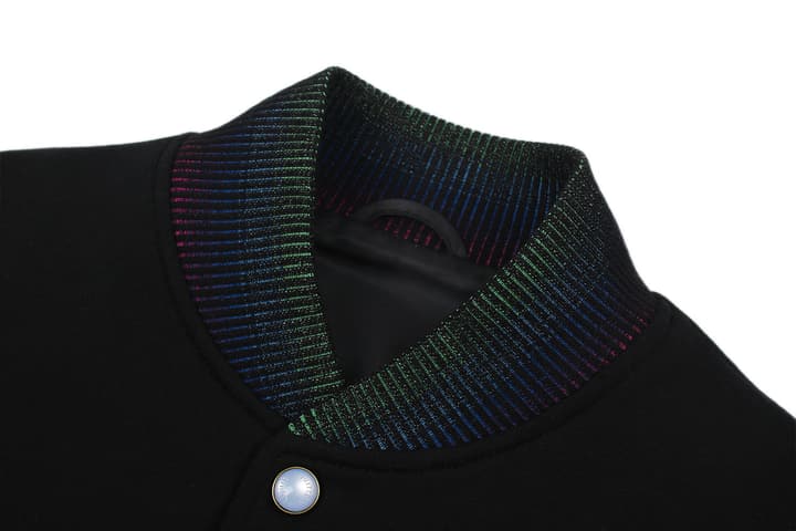 Louis Vuitton Cotton Knit Bomber Jacket – 25SS in Black And White Varsity Jacket