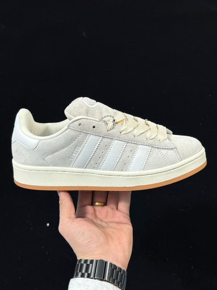 Adidas Originals Campus 00s Low-Top Sneakers in Black & White